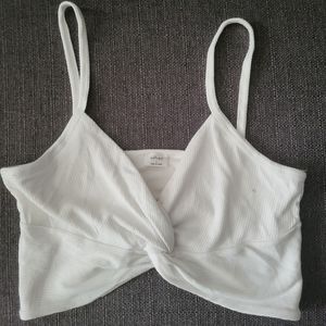 White Aritzia Wilfred Bay Tank Size Large